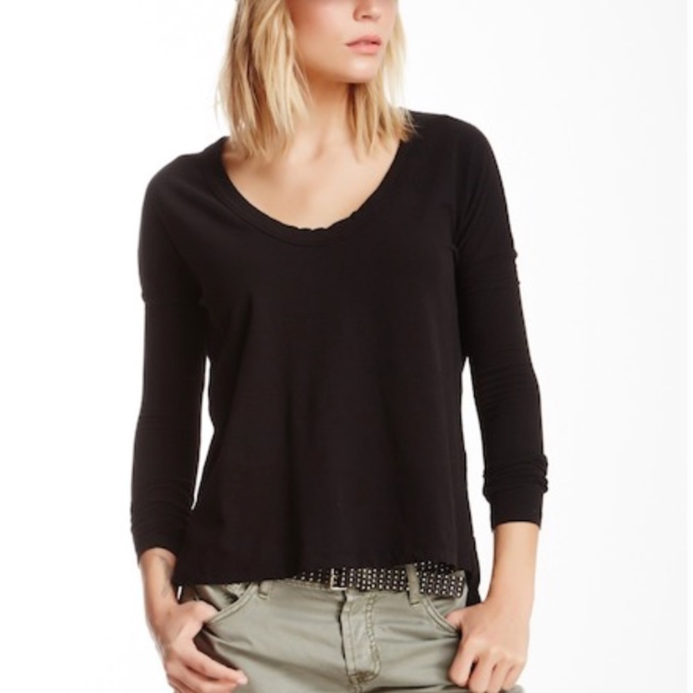 James Peres Scoop Neck Boxy Tee
